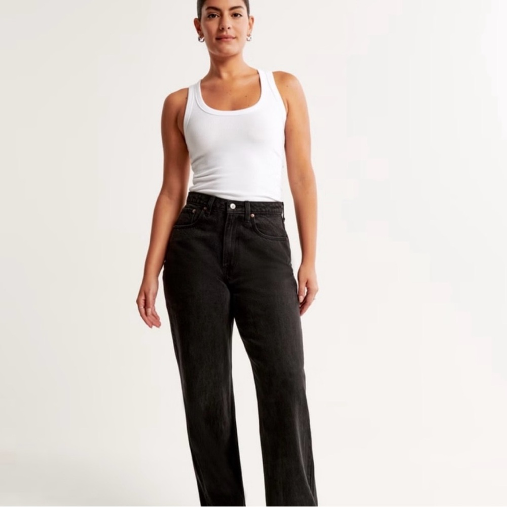 Abercrombie Curve Love Loose Jean
